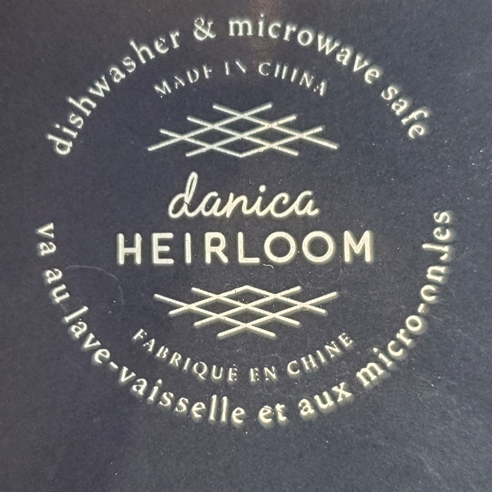 Danica Heirloom Tempo Mug 9oz Midnight Blue  Textured Stoneware Whimsical - Picture 6 of 8